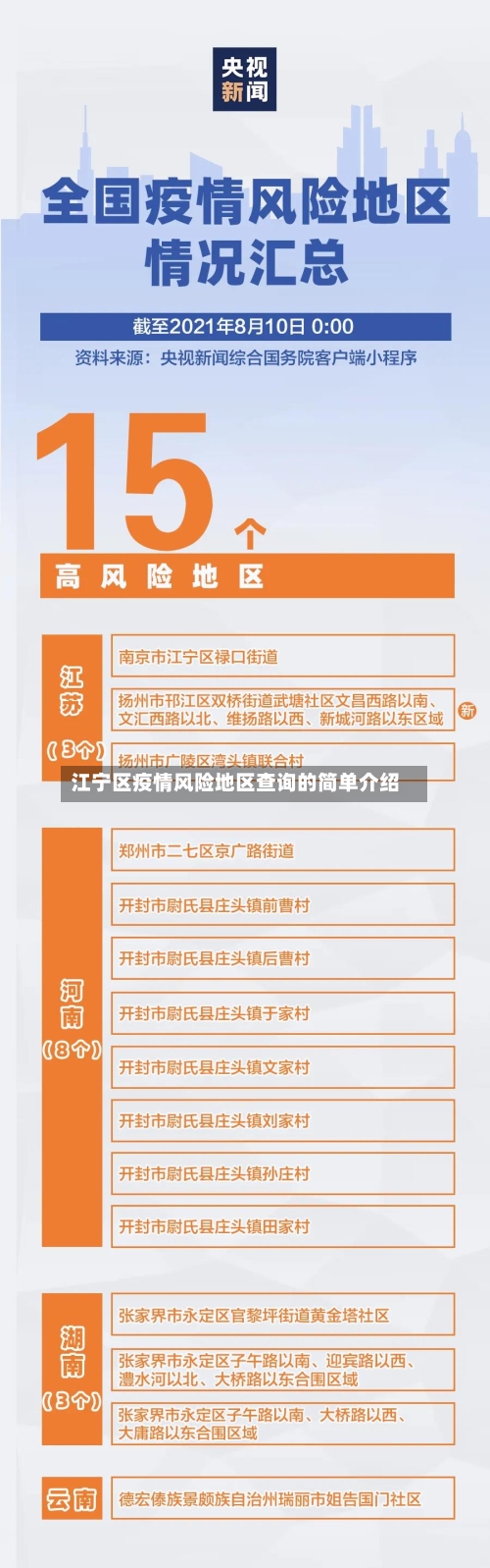 江宁区疫情风险地区查询的简单介绍