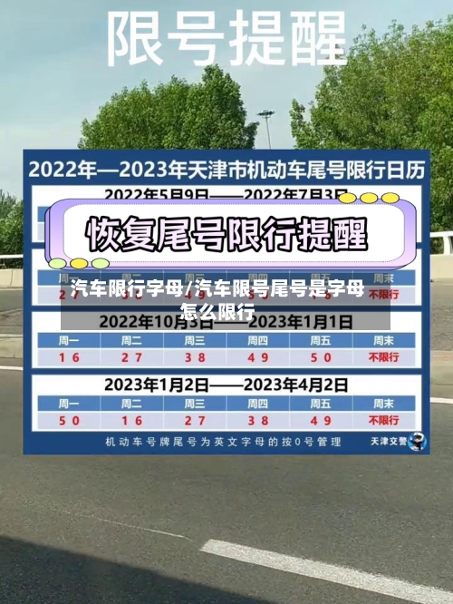 汽车限行字母/汽车限号尾号是字母怎么限行