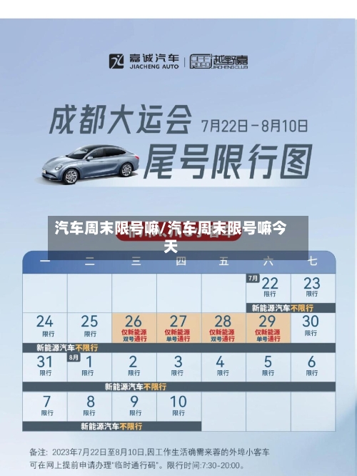 汽车周末限号嘛/汽车周末限号嘛今天-第2张图片