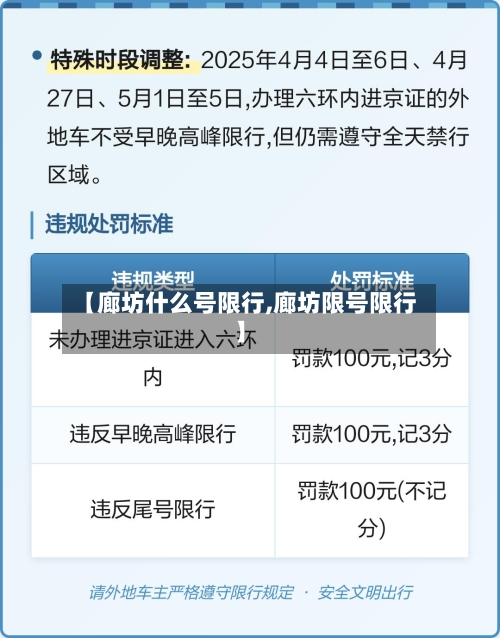【廊坊什么号限行,廊坊限号限行】