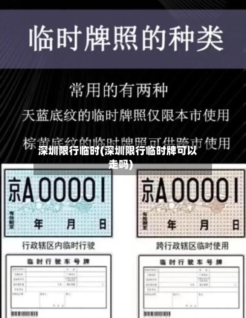 深圳限行临时(深圳限行临时牌可以走吗)