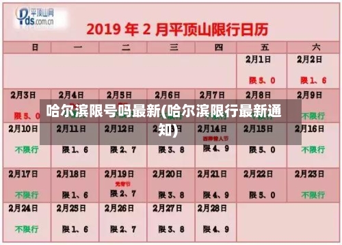 哈尔滨限号吗最新(哈尔滨限行最新通知)-第2张图片