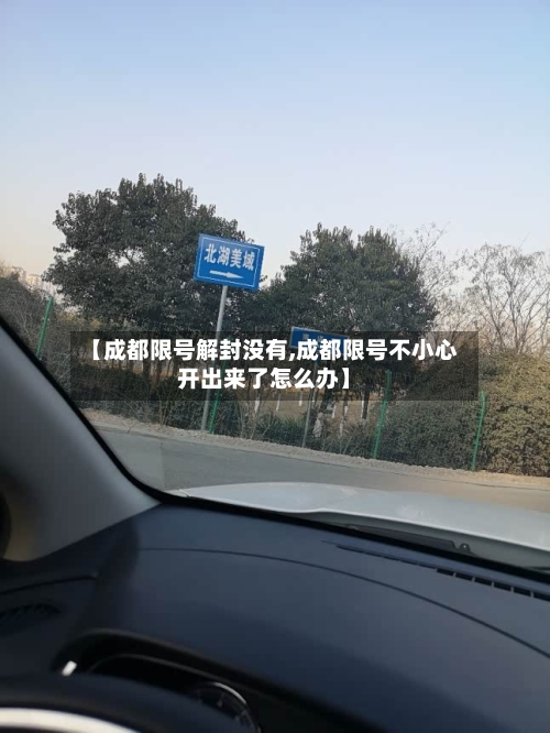 【成都限号解封没有,成都限号不小心开出来了怎么办】